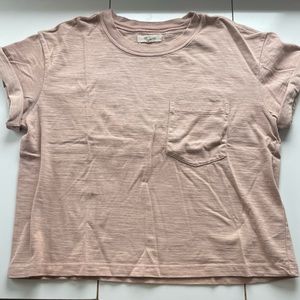 Madwell Organic Cropped Boxy Tee like new